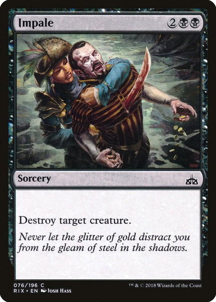 Impale - Rivals of Ixalan Magic: The Gathering trading card