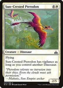 Sun-Crested Pterodon - Rivals of Ixalan (RIX) #27 - Common Magic: The Gathering Trading Card