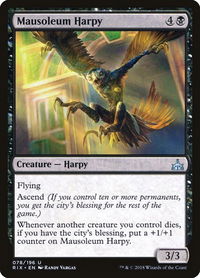 Mausoleum Harpy - Rivals of Ixalan (RIX) #78 - Uncommon Magic: The Gathering Trading Card