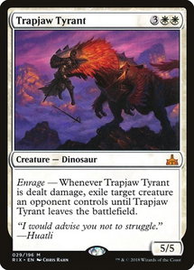 Trapjaw Tyrant - Rivals of Ixalan (RIX) #29 - Mythic Rare Magic: The Gathering Trading Card