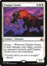 Trapjaw Tyrant - Rivals of Ixalan (RIX) #29 - Mythic Magic: The Gathering Trading Card