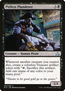 Pitiless Plunderer - Rivals of Ixalan (RIX) #81 - Uncommon Magic: The Gathering Trading Card