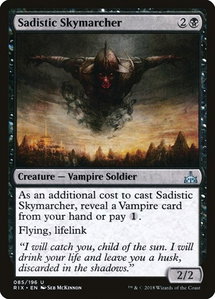 Sadistic Skymarcher - Rivals of Ixalan (RIX) #85 - Uncommon Magic: The Gathering Trading Card