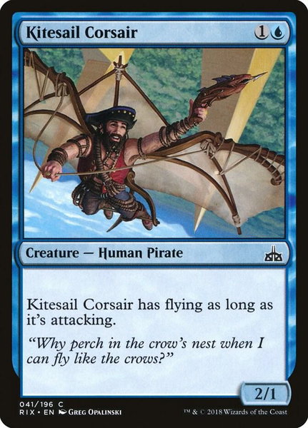 Kitesail Corsair - Rivals of Ixalan Magic: The Gathering trading card