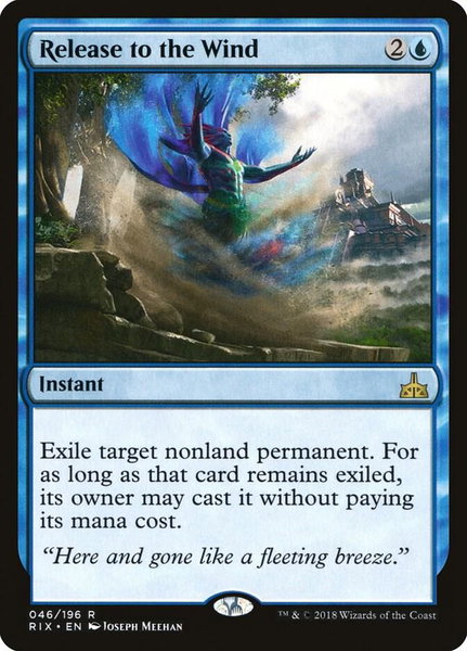 Release to the Wind - Rivals of Ixalan Magic: The Gathering trading card