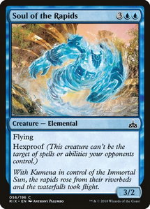 Soul of the Rapids - Rivals of Ixalan (RIX) #56 - Common Magic: The Gathering Trading Card