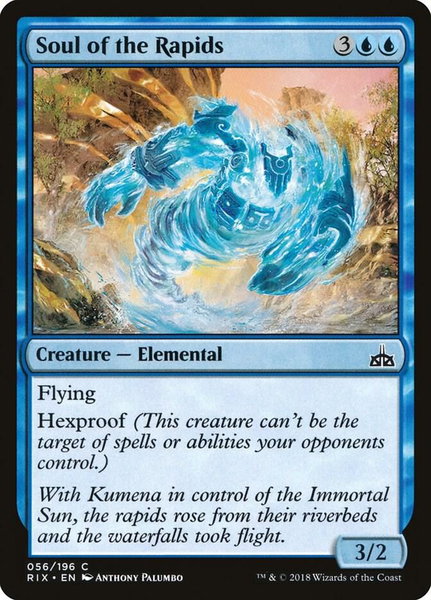 Soul of the Rapids - Rivals of Ixalan Magic: The Gathering trading card