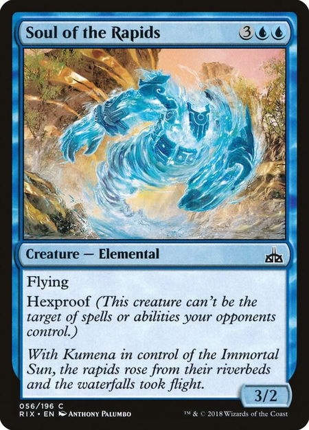 Soul of the Rapids - Rivals of Ixalan Magic: The Gathering trading card