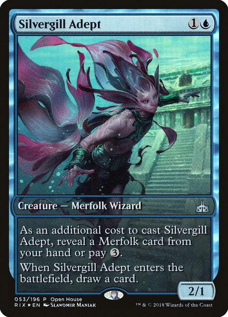 Silvergill Adept - Open House Promos Magic: The Gathering trading card