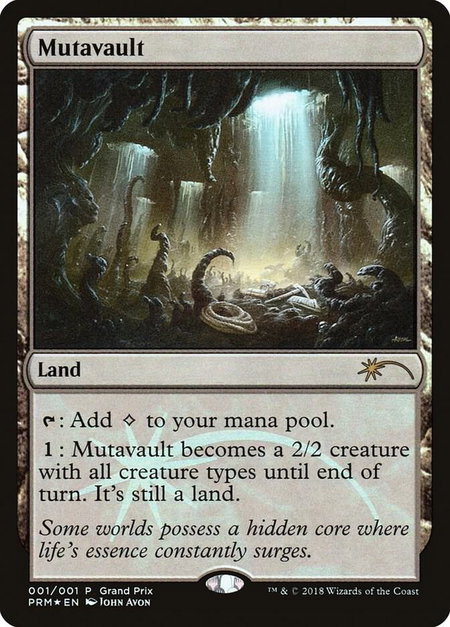 Mutavault - Grand Prix Promos Magic: The Gathering trading card