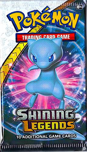 Shining Legends Booster Pack - Shining Legends Pokémon trading card
