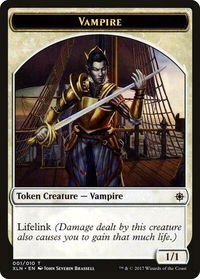 Vampire // Treasure (008) Double-Sided Token - Ixalan (XLN) #1 // 8 - Token Magic: The Gathering Trading Card