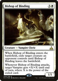 Bishop of Binding - Prerelease Cards (PRE) #2s - Rare Magic: The Gathering Trading Card