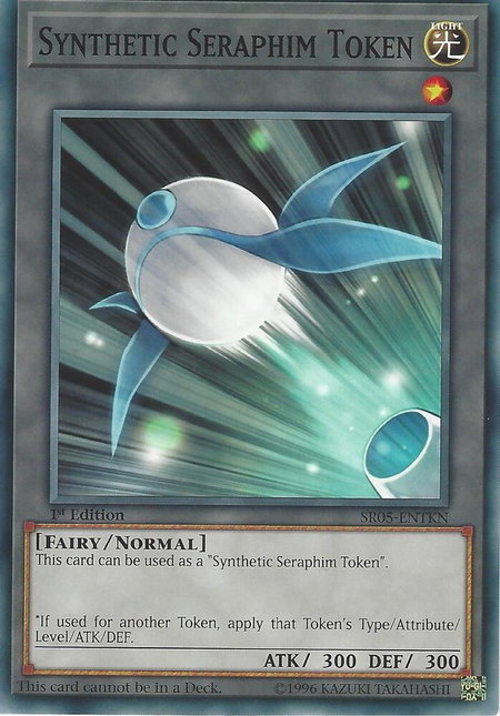 Token: Synthetic Seraphim - Structure Deck: Wave of Light YuGiOh trading card
