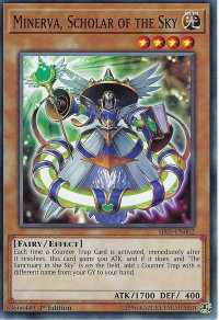 Minerva, Scholar of the Sky - Structure Deck: Wave of Light (SDWL) #SR05-EN002 - Common / Short Print YuGiOh Trading Card
