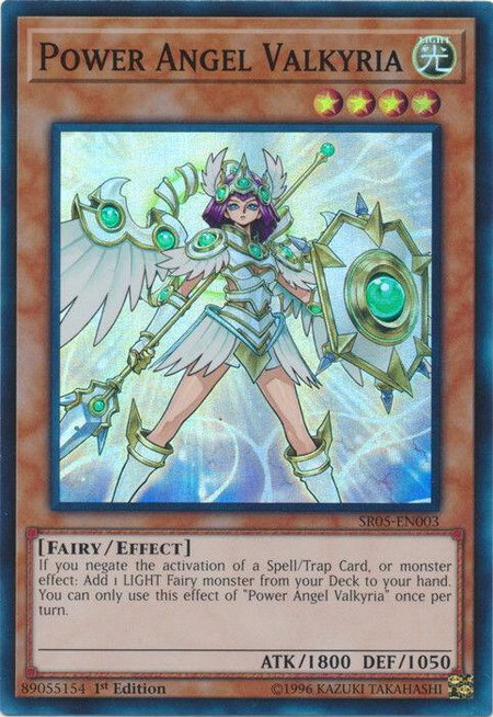 Power Angel Valkyria - Structure Deck: Wave of Light YuGiOh trading card