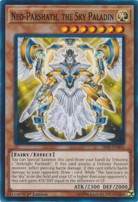 Neo-Parshath, the Sky Paladin - Structure Deck: Wave of Light (SDWL) #SR05-EN004 - Common / Short Print YuGiOh Trading Card