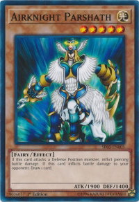 Airknight Parshath - Structure Deck: Wave of Light (SDWL) #SR05-EN005 - Common / Short Print YuGiOh Trading Card