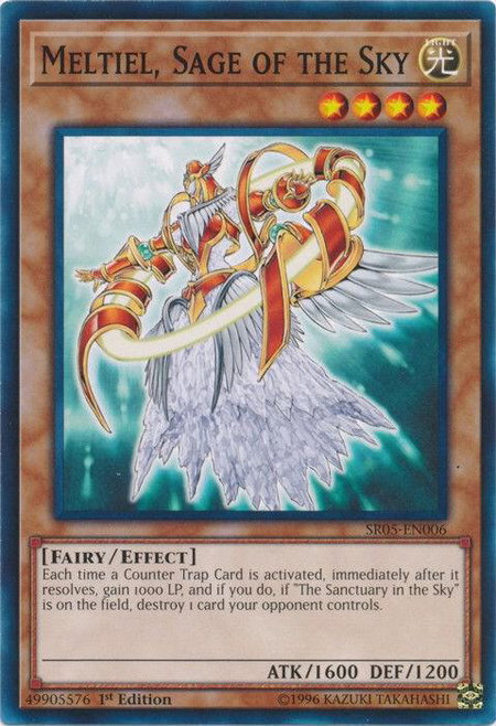 Meltiel, Sage of the Sky - Structure Deck: Wave of Light YuGiOh trading card