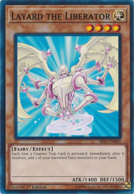 Layard the Liberator - Structure Deck: Wave of Light YuGiOh trading card