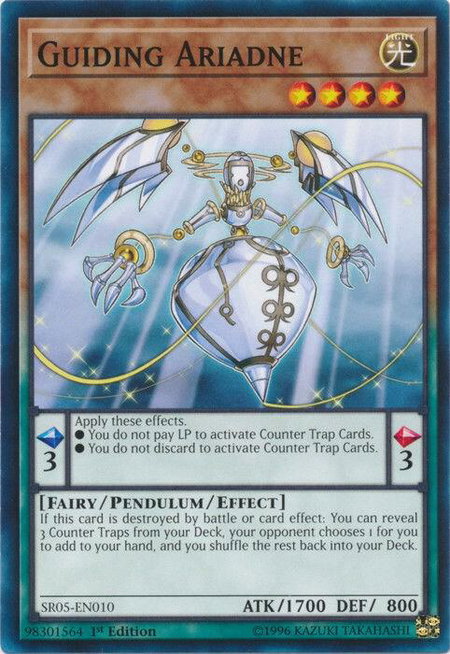 Guiding Ariadne - Structure Deck: Wave of Light YuGiOh trading card