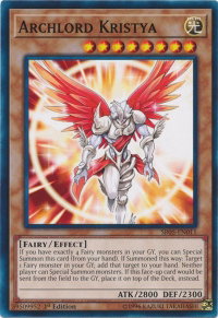Archlord Kristya - Structure Deck: Wave of Light (SDWL) #SR05-EN011 - Common / Short Print YuGiOh Trading Card