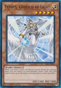 Tethys, Goddess of Light - Structure Deck: Wave of Light (SDWL) #SR05-EN014 - Common / Short Print YuGiOh Trading Card