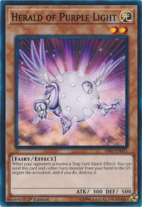Herald of Purple Light - Structure Deck: Wave of Light (SDWL) #SR05-EN021 - Common / Short Print YuGiOh Trading Card