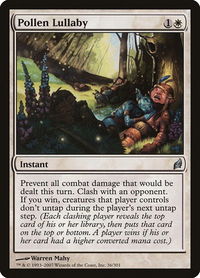 Pollen Lullaby - Lorwyn (LRW) #36 - Uncommon Magic: The Gathering Trading Card