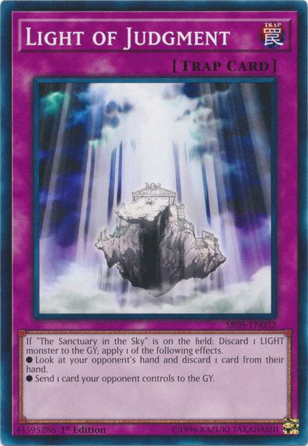 Light of Judgment - Structure Deck: Wave of Light YuGiOh trading card