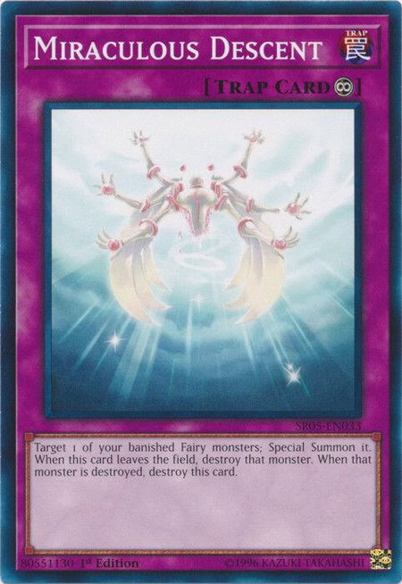 Miraculous Descent - Structure Deck: Wave of Light YuGiOh trading card