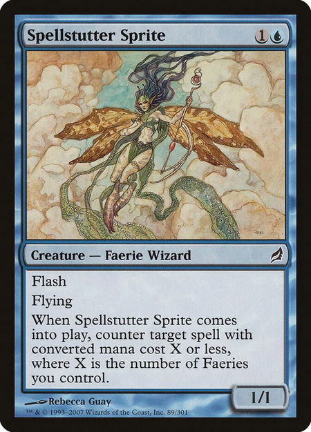 Spellstutter Sprite - Lorwyn Magic: The Gathering trading card