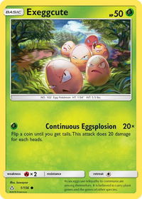 Exeggcute - SM - Ultra Prism (SM05) #1/156 - Common Pokémon Trading Card