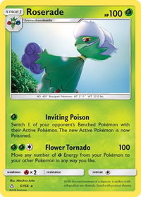 Roserade - SM - Ultra Prism (SM05) #5/156 - Rare Pokémon Trading Card