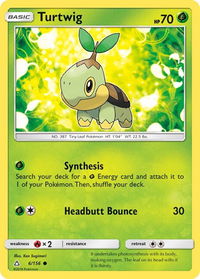 Turtwig (6) - SM - Ultra Prism (SM05) #6/156 - Common Pokémon Trading Card