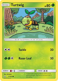 Turtwig (7) - SM - Ultra Prism (SM05) #7/156 - Common Pokémon Trading Card
