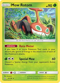 Mow Rotom - SM - Ultra Prism (SM05) #14/156 - Rare Pokémon Trading Card