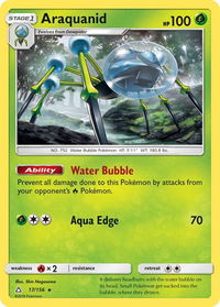 Araquanid - SM - Ultra Prism (SM05) #17/156 - Rare Pokémon Trading Card