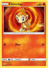 Chimchar (20) - SM - Ultra Prism (SM05) #20/156 - Common Pokémon Trading Card