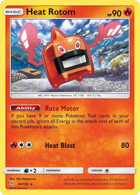 Heat Rotom - SM - Ultra Prism Pokémon trading card