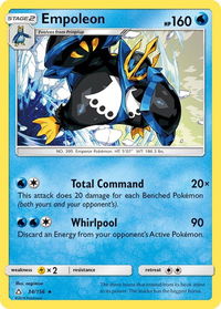 Empoleon - SM - Ultra Prism (SM05) #34/156 - Rare Pokémon Trading Card