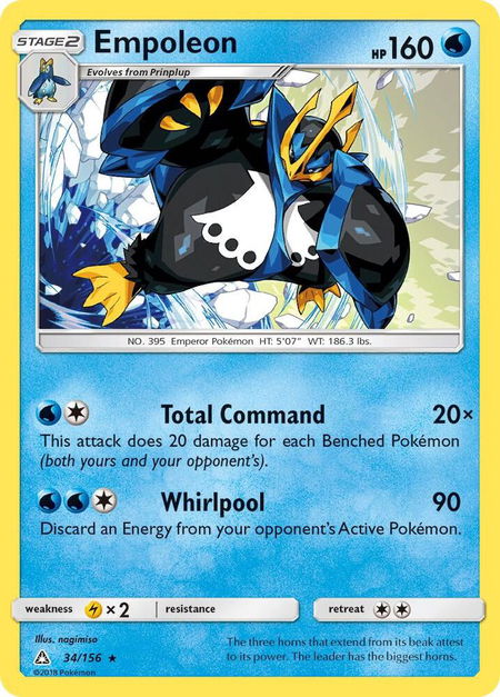 Empoleon - SM - Ultra Prism Pokémon trading card