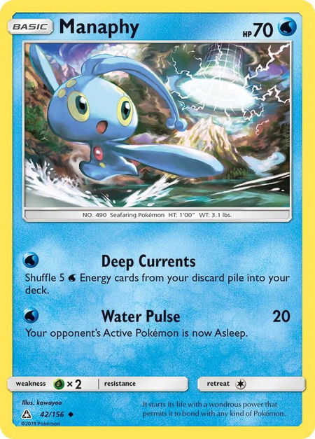 Manaphy - SM - Ultra Prism Pokémon trading card