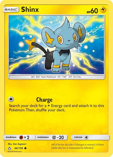 Shinx (46) - SM - Ultra Prism Pokémon trading card