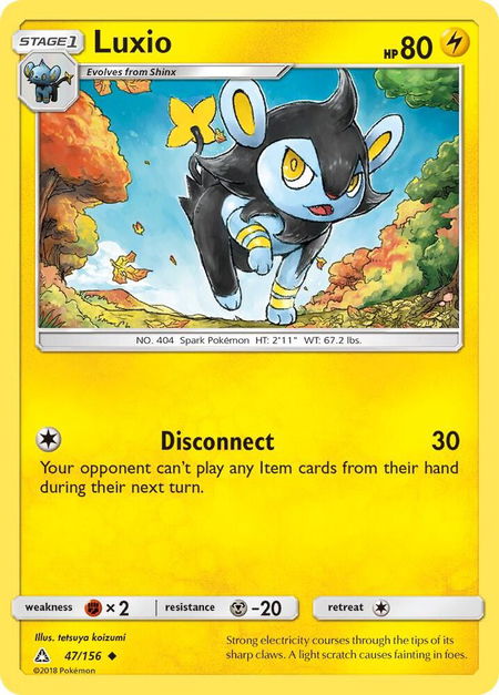Luxio - SM - Ultra Prism Pokémon trading card