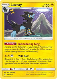 Luxray - SM - Ultra Prism (SM05) #48/156 - Holo Rare Pokémon Trading Card