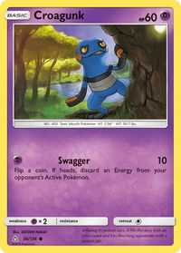 Croagunk - SM - Ultra Prism (SM05) #56/156 - Common Pokémon Trading Card