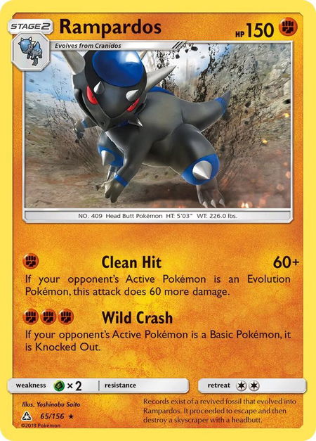 Rampardos - SM - Ultra Prism Pokémon trading card