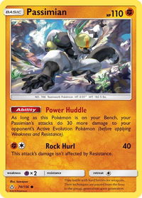 Passimian - SM - Ultra Prism (SM05) #70/156 - Common Pokémon Trading Card
