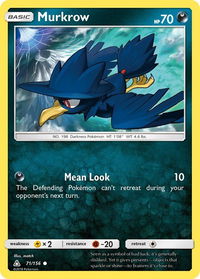Murkrow - SM - Ultra Prism (SM05) #71/156 - Common Pokémon Trading Card